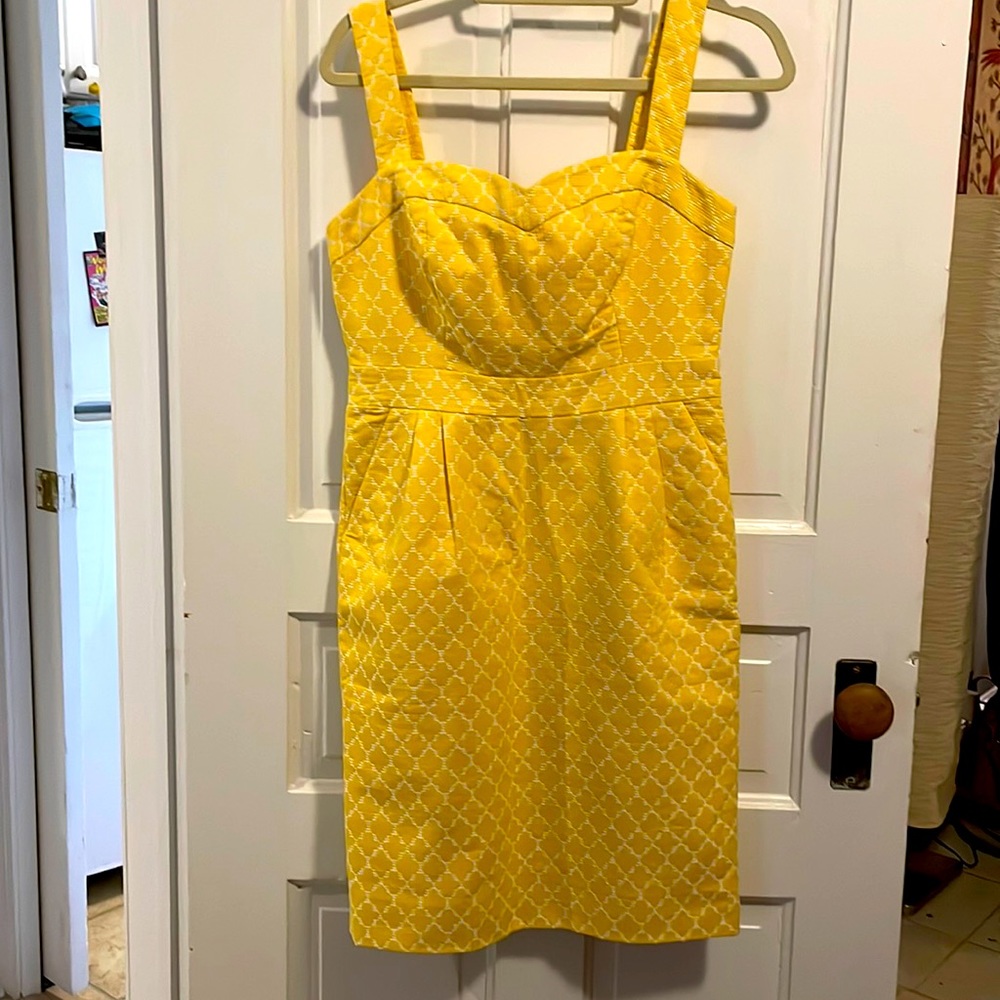 Kate Spade goldenrod dress with pockets